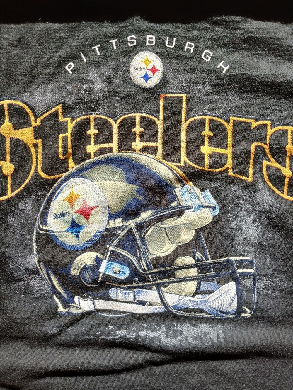 Vintage NFL Pittsburgh Steelers T-shirt Mens Sz 2XL Black Short Sleeve 2025